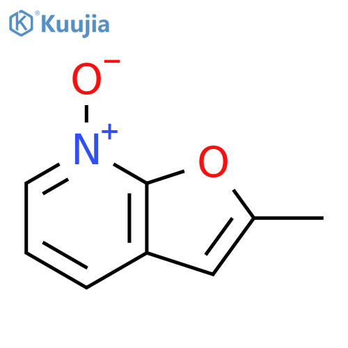 Furo[2,3-b]pyridine,2-methyl-, 7-oxide structure