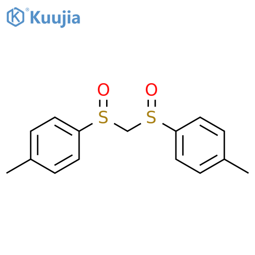 Benzene, 1,1'-[methylenebis(sulfinyl)]bis[4-methyl- structure