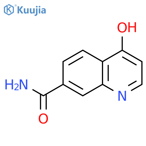 7-Quinolinecarboxamide, 4-hydroxy- structure