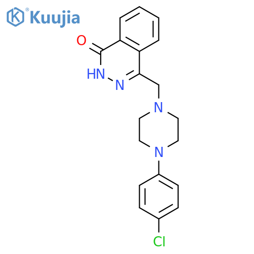 1(2H)-Phthalazinone, 4-[[4-(4-chlorophenyl)-1-piperazinyl]methyl]- structure
