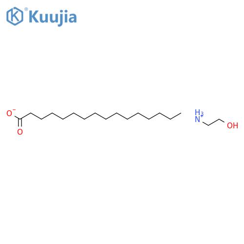 Palmitic acid, ethanolamine salt structure