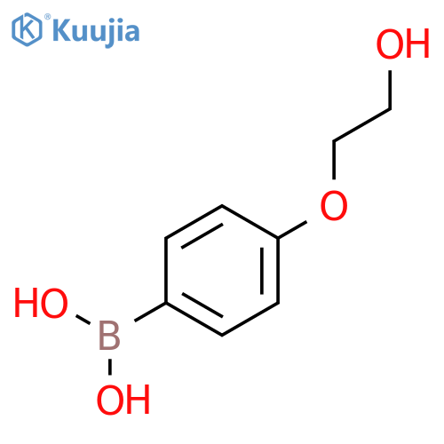 4-(2-hydroxyethoxy)phenylboronic acid structure