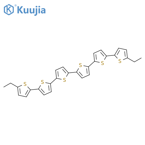 2,2':5',2'':5'',2''':5''',2'''':5'''',2'''''-Sexithiophene, 5,5'''''-diethyl- structure