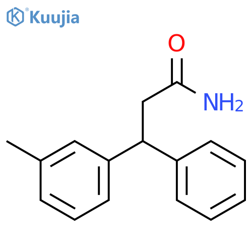 Benzenepropanamide, 3-methyl-β-phenyl- structure