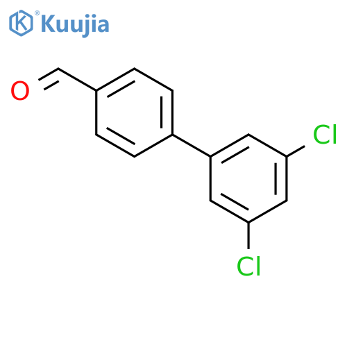 3',5'-dichloro-[1,1'-biphenyl]-4-carbaldehyde structure