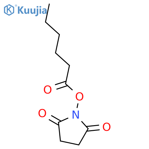 N-(Hexanoyloxy)succinimide structure