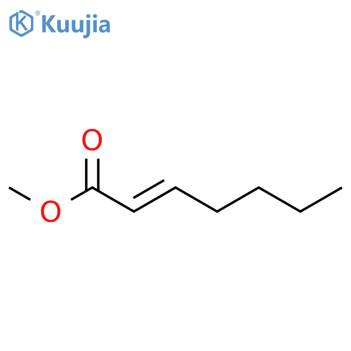 2-Heptenoic acid,methyl ester structure