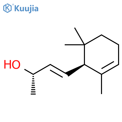 3-Buten-2-ol, 4-[(1S)-2,6,6-trimethyl-2-cyclohexen-1-yl]-, (2S,3E)- structure