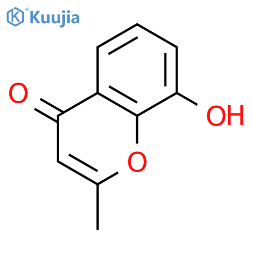 8-hydroxy-2-methyl-4H-1-benzopyran-4-one structure