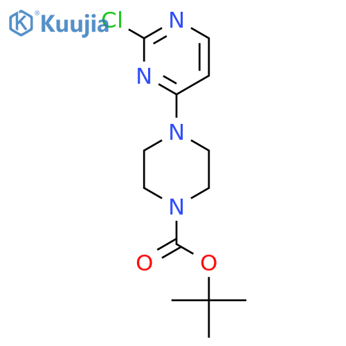 Tert-butyl 4-(2-chloropyrimidin-4-yl)piperazine-1-carboxylate structure