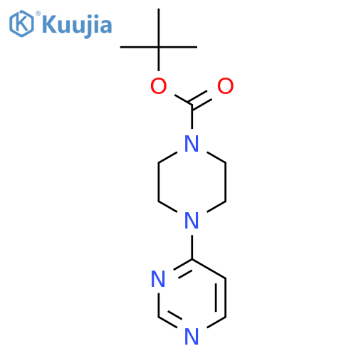 tert-Butyl 4-(pyrimidin-4-yl)-piperazine-1-carboxylate structure