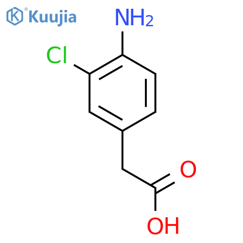 2-(4-Amino-3-chlorophenyl)acetic acid structure