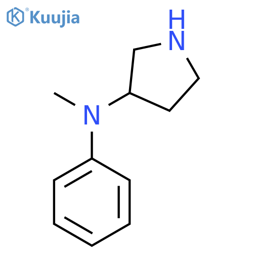 N-methyl-N-phenylpyrrolidin-3-amine structure