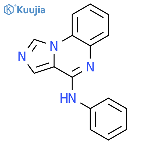 Imidazo[1,5-a]quinoxalin-4-amine, N-phenyl- structure