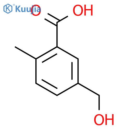 5-Hydroxymethyl-2-methyl-benzoic acid structure