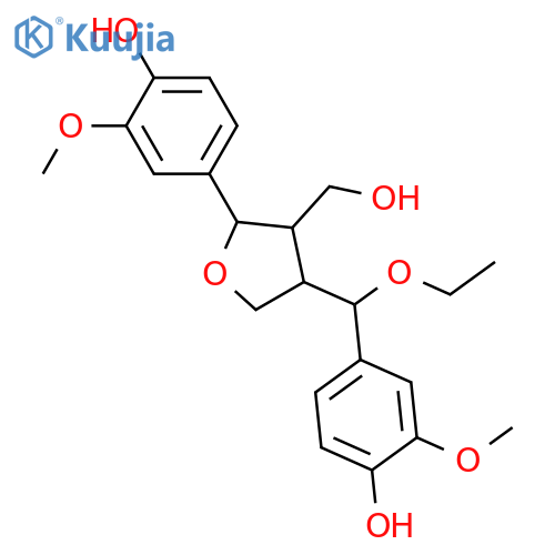 7,9'-Epoxy-8,8'-lignan-3,3',4,4',7',9-hexol; (7S,7'R,8R,8'S)-form, 7'-Et, 3,3'-di-Me ether structure