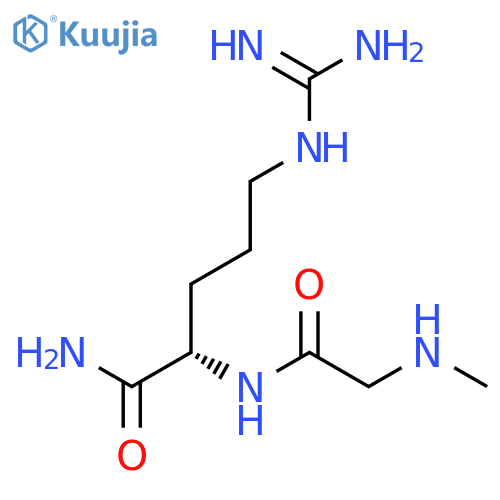 L-Argininamide, N-methylglycyl- structure