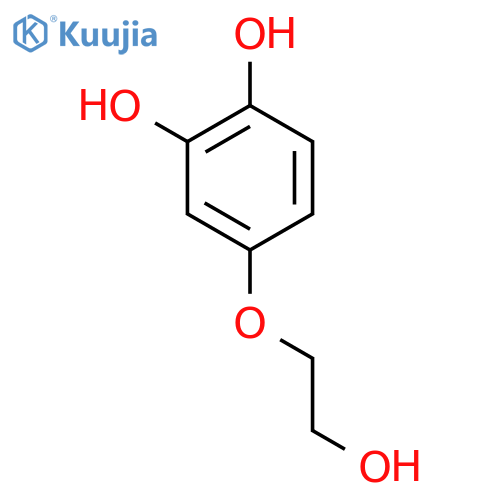4-(2-Hydroxyethoxy)benzene-1,2-diol structure