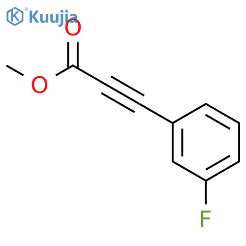 2-Propynoic acid, 3-(3-fluorophenyl)-, methyl ester structure
