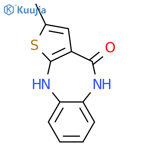 5,10-Dihydro-2-methyl-4H-thieno2,3-b1,5benzodiazepin-4-one(Olanzapine Impurity) structure