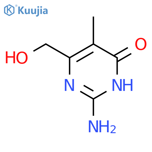 4(3H)-Pyrimidinone,2-amino-6-(hydroxymethyl)-5-methyl- structure