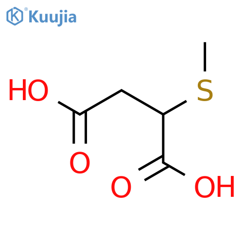Butanedioic acid,2-(methylthio)- structure