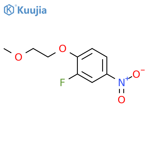 2-Fluoro-1-(2-methoxyethoxy)-4-nitrobenzene structure