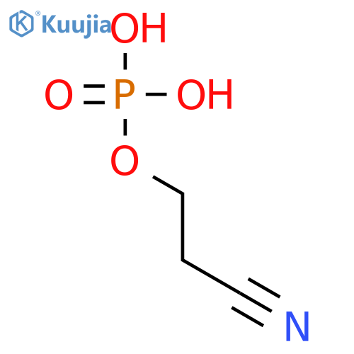 Propanenitrile,3-(phosphonooxy)- structure