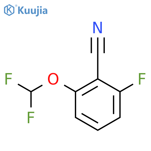 2-(Difluoromethoxy)-6-fluorobenzonitrile structure