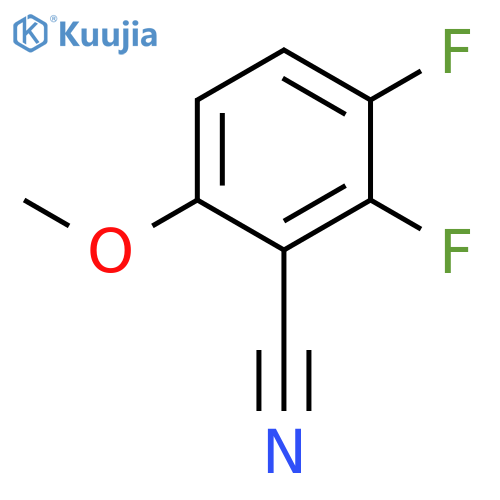 2,3-Difluoro-6-methoxybenzonitrile structure