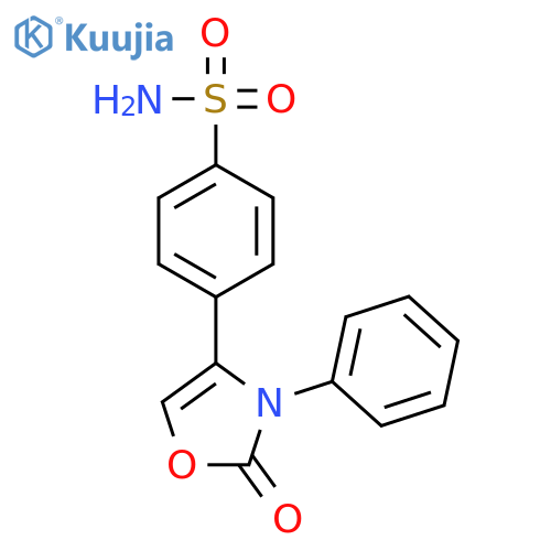 Benzenesulfonamide, 4-(2,3-dihydro-2-oxo-3-phenyl-4-oxazolyl)- structure