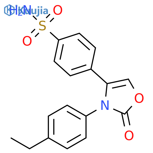 Benzenesulfonamide,4-[3-(4-ethylphenyl)-2,3-dihydro-2-oxo-4-oxazolyl]- structure