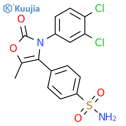 Benzenesulfonamide,4-[3-(3,4-dichlorophenyl)-2,3-dihydro-5-methyl-2-oxo-4-oxazolyl]- structure