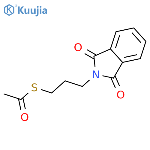 Ethanethioic acid,S-[3-(1,3-dihydro-1,3-dioxo-2H-isoindol-2-yl)propyl] ester structure
