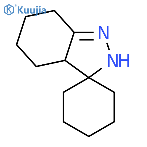 2',3'a,4',5',6',7'-hexahydrospirocyclohexane-1,3'-indazole structure