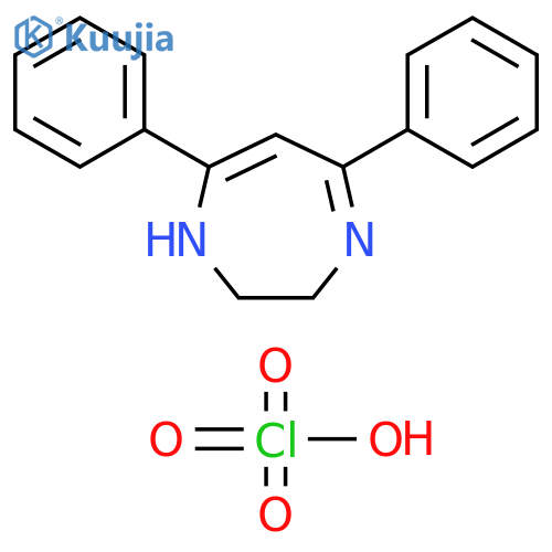1H-1,4-Diazepine, 2,3-dihydro-5,7-diphenyl-, monoperchlorate structure