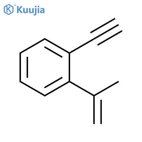 Benzene, 1-ethynyl-2-(1-methylethenyl)- structure