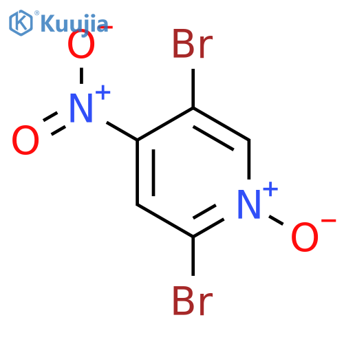 2,5-Dibromo-4-nitropyridin-1-ium-1-olate structure