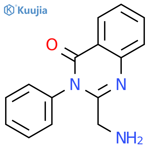 4(3H)-Quinazolinone, 2-(aminomethyl)-3-phenyl- structure