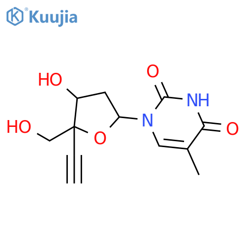 4'-C-Ethynylthymidine structure
