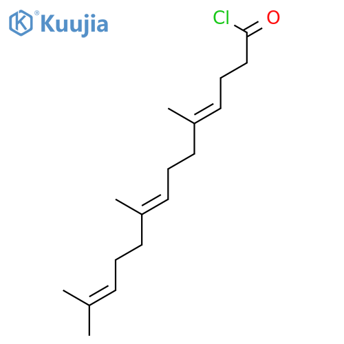 4,8,12-Tetradecatrienoyl chloride, 5,9,13-trimethyl- structure
