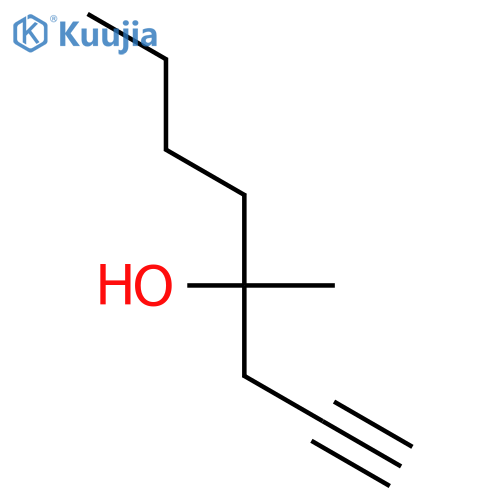 4-Methyl-1-octyn-4-ol structure