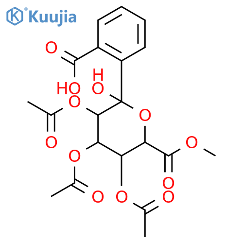 Methyl 1-(2-Carboxyphenyl)-2,3,4-tri-O-acetyl-b-D-glucopyranuronate structure