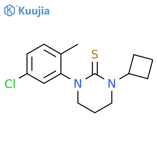 2(1H)-Pyrimidinethione,1-(5-chloro-2-methylphenyl)-3-cyclobutyltetrahydro- structure