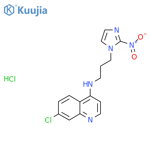 4-(3-(2-Nitro-1-imidazolyl)-propylamino)-7-chloroquinoline hydrochloride structure