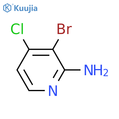 3-Bromo-4-chloropyridin-2-amine structure