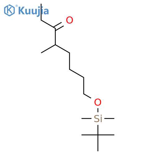 3-Octanone, 8-[[(1,1-dimethylethyl)dimethylsilyl]oxy]-4-methyl- structure