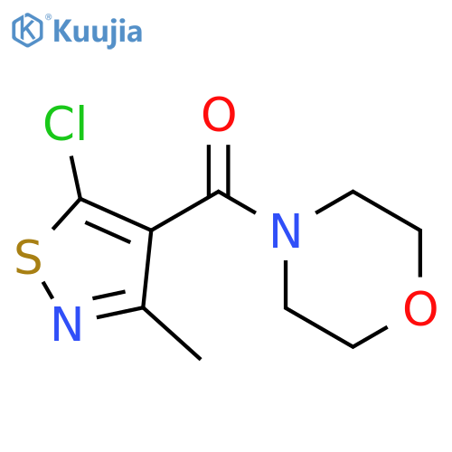 Methanone,(5-chloro-3-methyl-4-isothiazolyl)-4-morpholinyl- structure