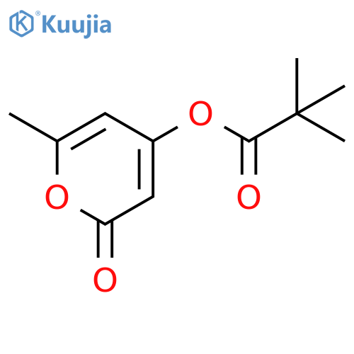2,2-Dimethyl-propionic acid 6-methyl-2-oxo-2H-pyran-4-yl ester structure