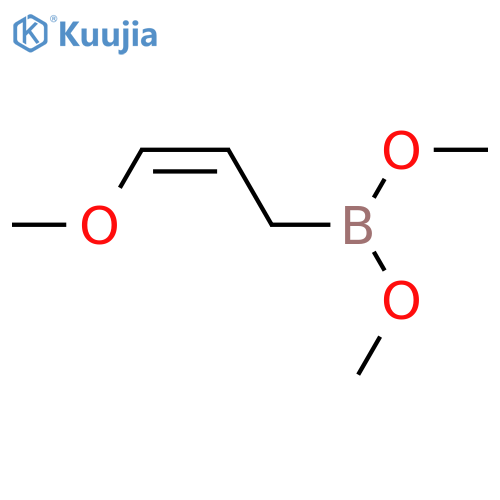 Boronic acid, [(2Z)-3-methoxy-2-propenyl]-, dimethyl ester structure